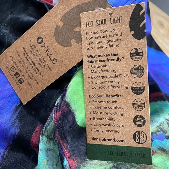 Donajo Tennis Skort Skirt Size 1 Pleated Abstract Print Multicolored NWT SS-1472 - Picture 13 of 13